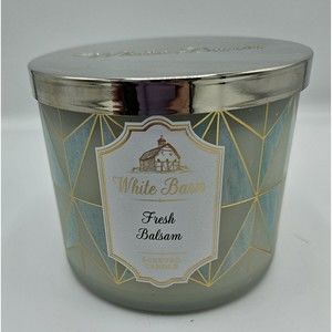 Bath & Body Works Fresh Balsam 3 Wick Scented Candle 14.5oz  🎄